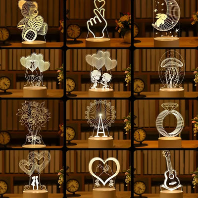 3D Acrylic LED Lamp