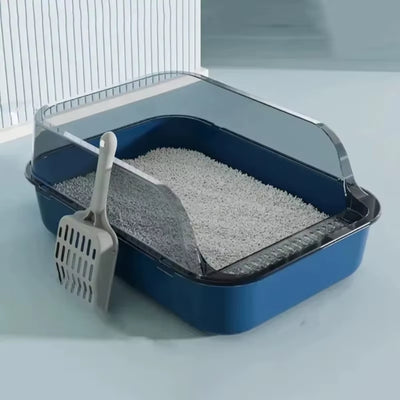Cat Litter Box Semi-Enclosed
