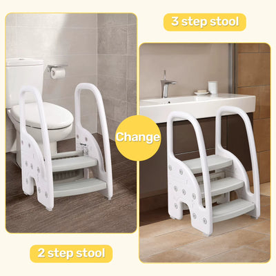 Toddler Step Stool With Handles
