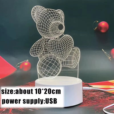 3D Acrylic LED Lamp