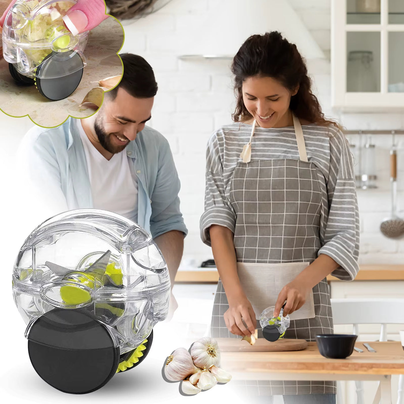 Mini Garlic Chopper Wheel