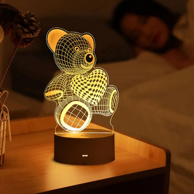 3D Acrylic LED Lamp