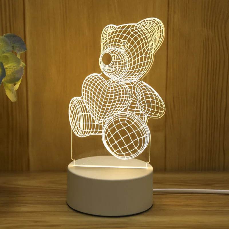 3D Acrylic LED Lamp