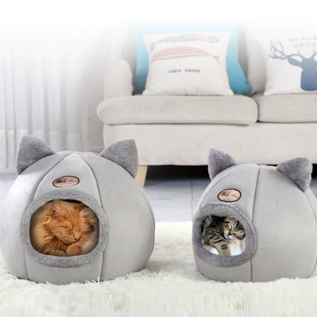 Plush Cat House