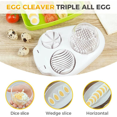 3 Modes Boiled Egg Slicer